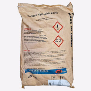 Sodium Hydroxide Beads Food Grade Wintersun 55.12 LB